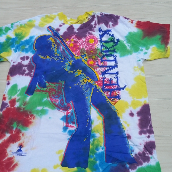 Jimi hendrix tie-dye shirt - Picture 3 of 6
